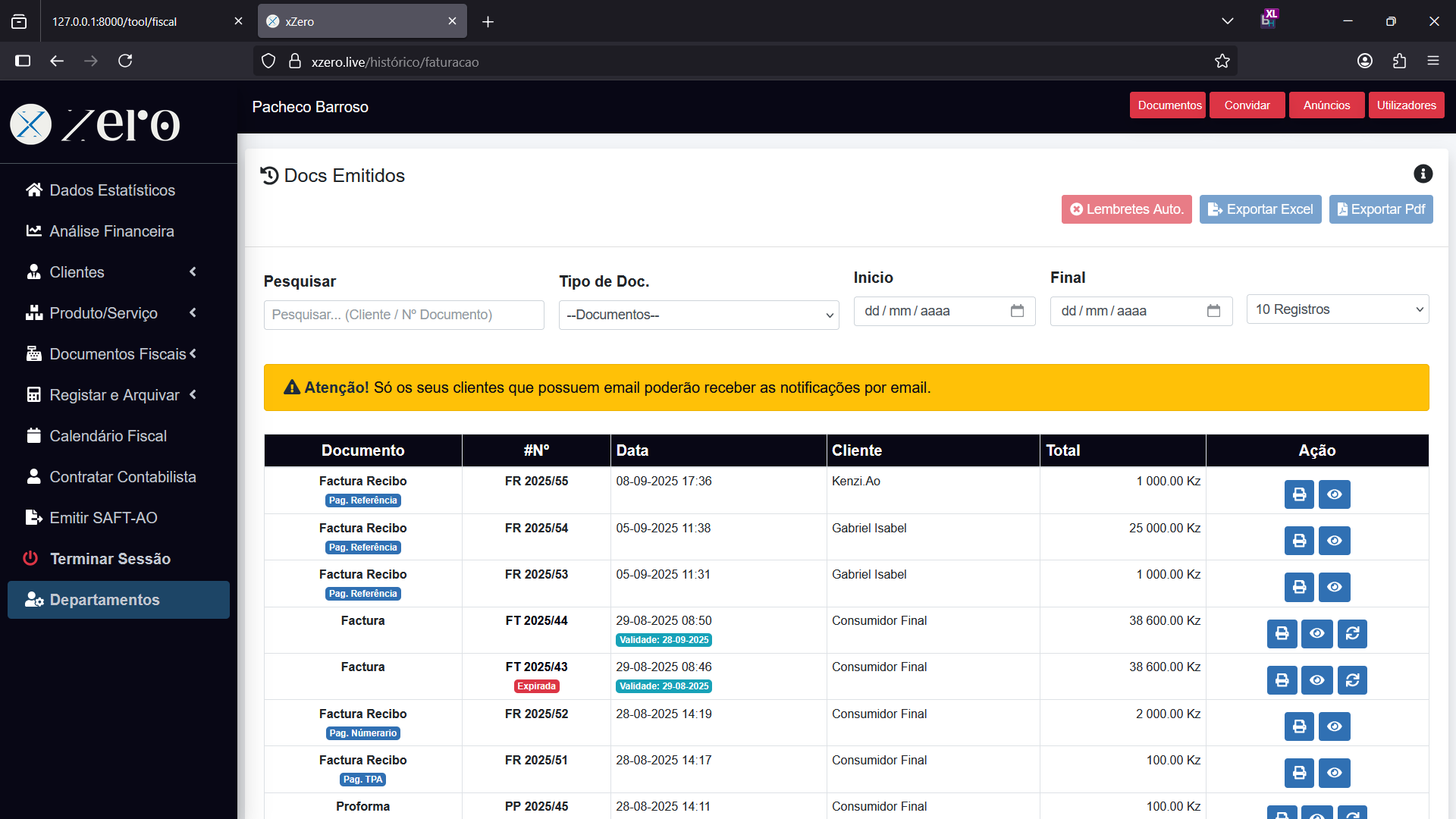 Reconciliação bancaria